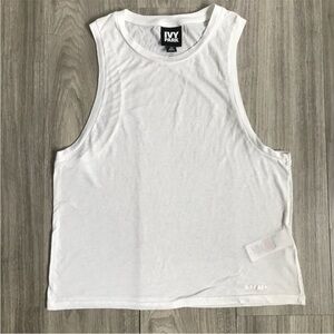 IVY PARK WOMENS TANK TOP T SHIRT WHITE SLEEVELESS XS